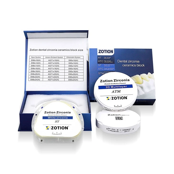 Dental Multilayer Inlab System Zirconia Ceramics Block
